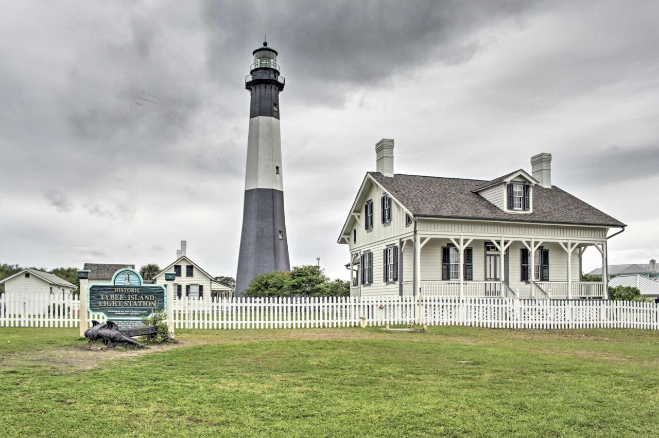 Ideally Located Luxe Beach House On Tybee Island Exterior photo